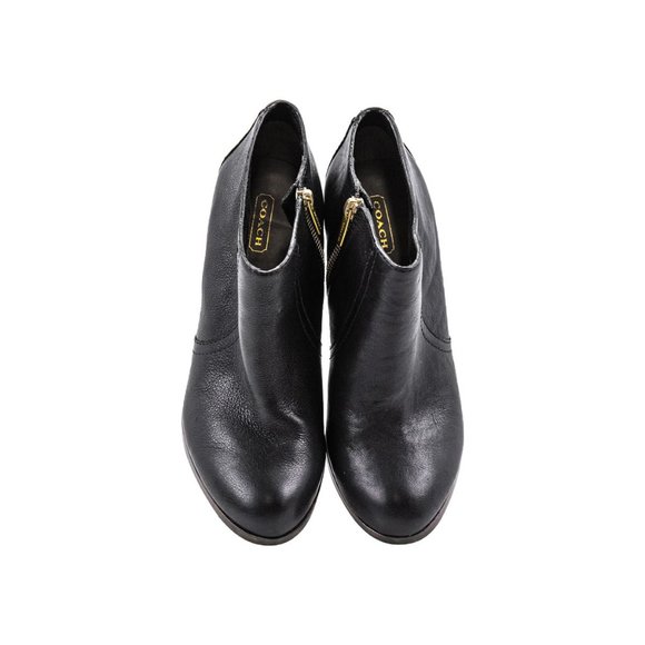 Coach Boots 7.5 Black - Picture 2 of 4